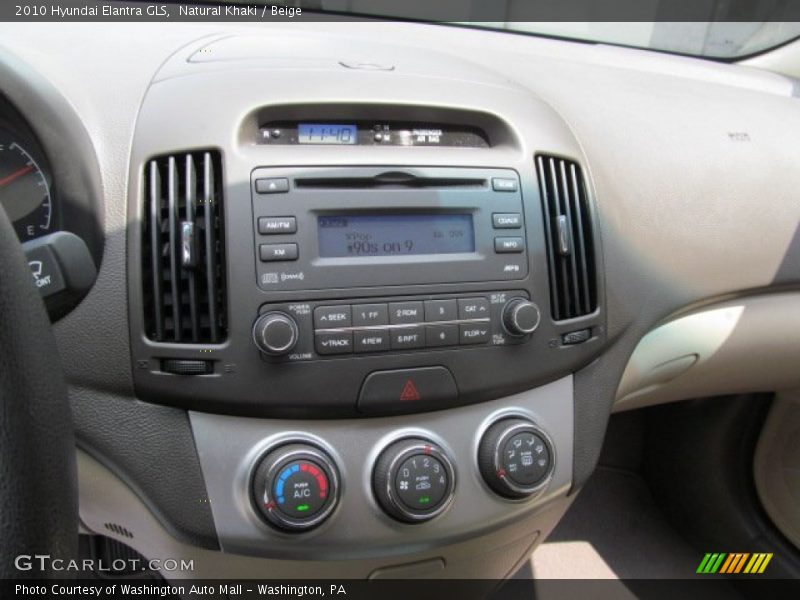 Natural Khaki / Beige 2010 Hyundai Elantra GLS