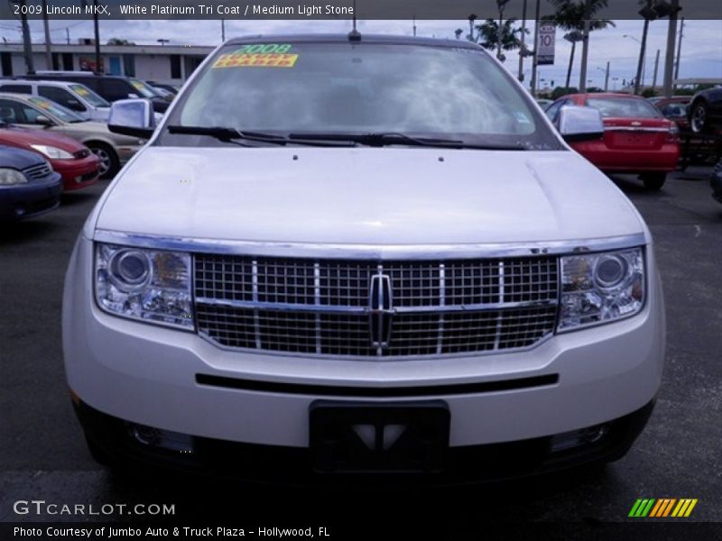 White Platinum Tri Coat / Medium Light Stone 2009 Lincoln MKX