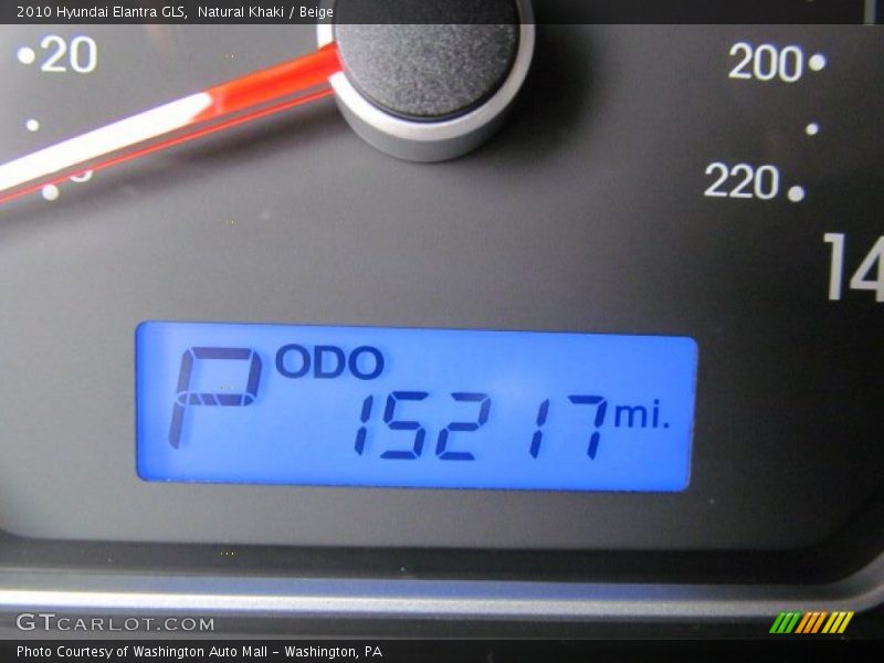 Natural Khaki / Beige 2010 Hyundai Elantra GLS