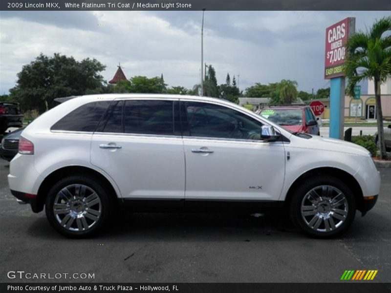 White Platinum Tri Coat / Medium Light Stone 2009 Lincoln MKX