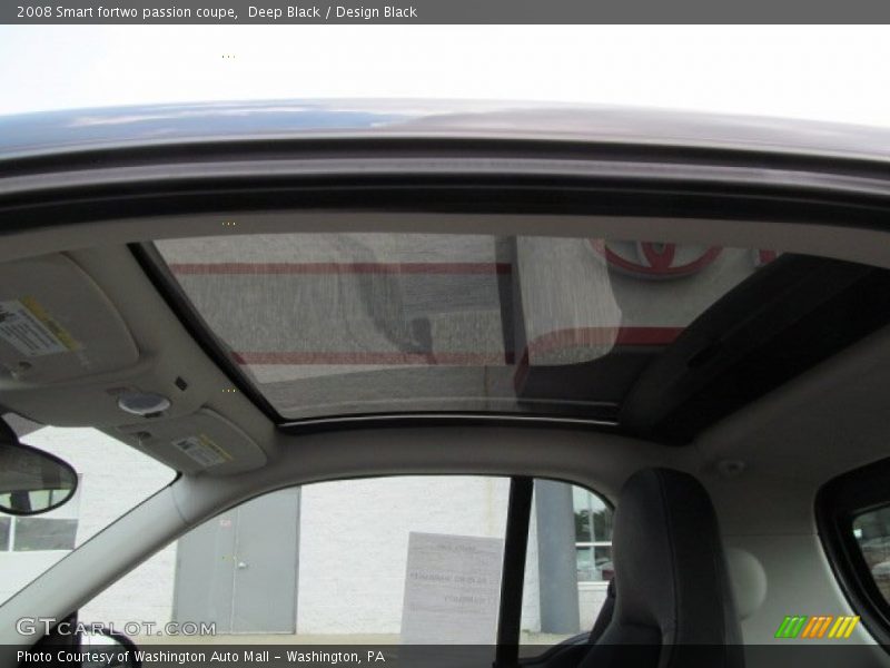 Sunroof of 2008 fortwo passion coupe