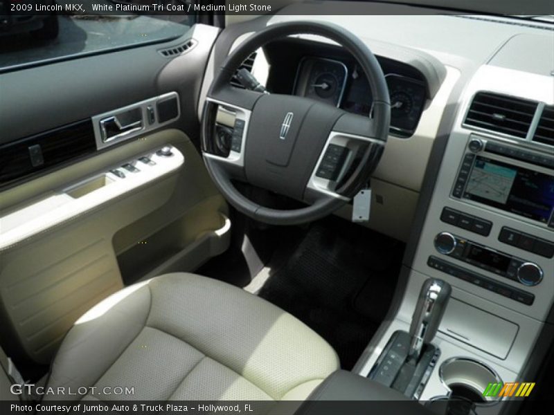 White Platinum Tri Coat / Medium Light Stone 2009 Lincoln MKX