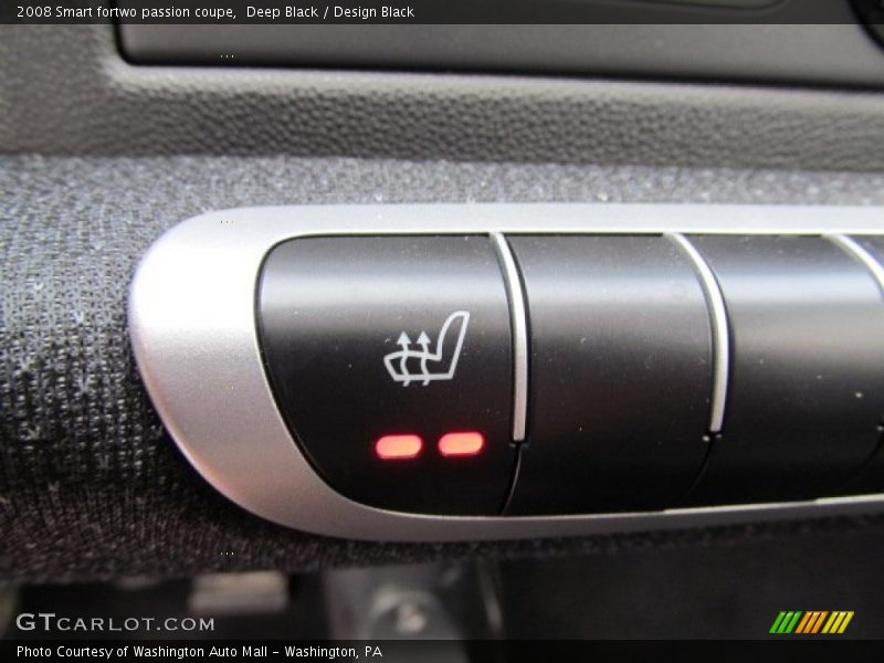 Controls of 2008 fortwo passion coupe