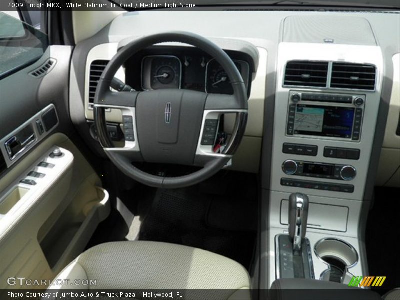 White Platinum Tri Coat / Medium Light Stone 2009 Lincoln MKX