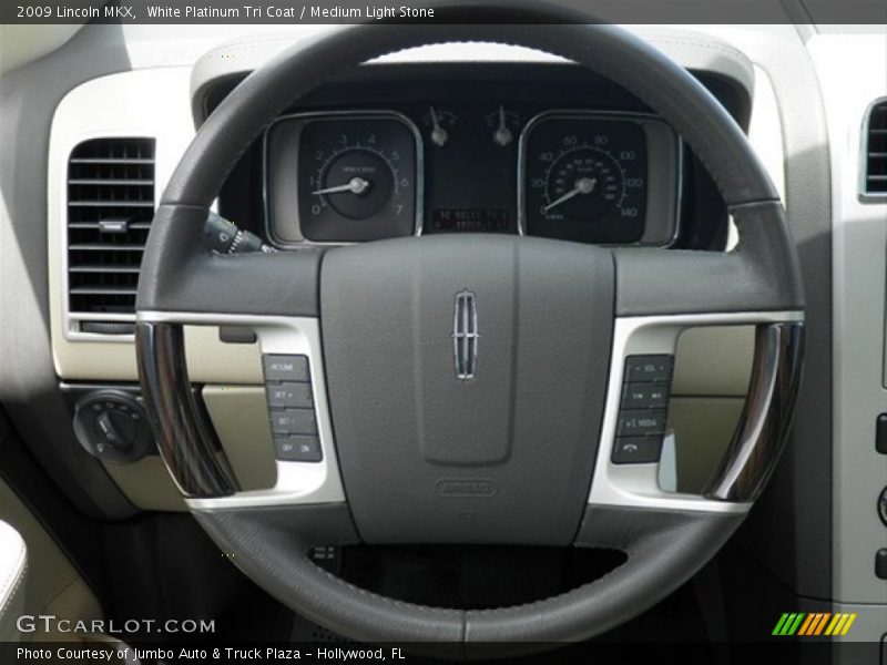 White Platinum Tri Coat / Medium Light Stone 2009 Lincoln MKX