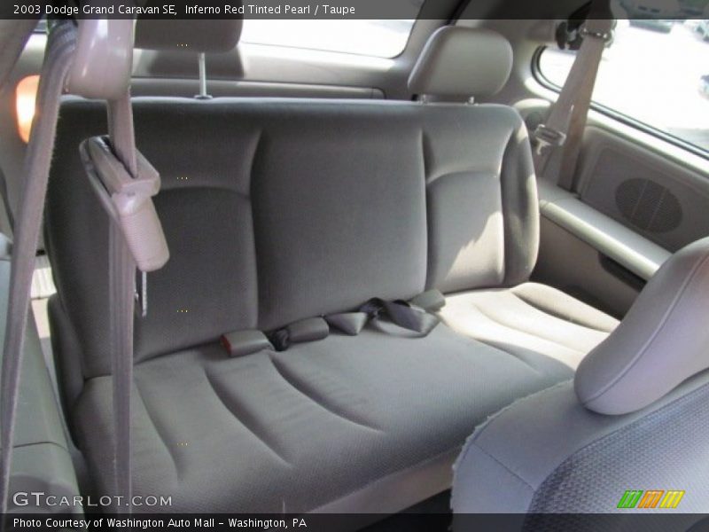 Inferno Red Tinted Pearl / Taupe 2003 Dodge Grand Caravan SE