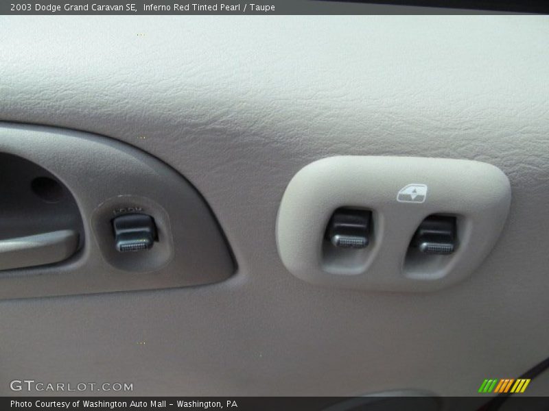 Controls of 2003 Grand Caravan SE