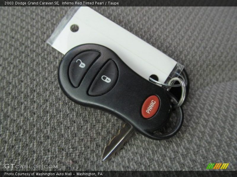 Keys of 2003 Grand Caravan SE