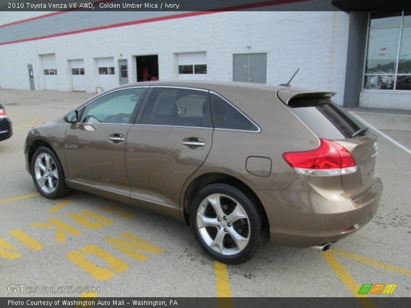 Golden Umber Mica / Ivory 2010 Toyota Venza V6 AWD