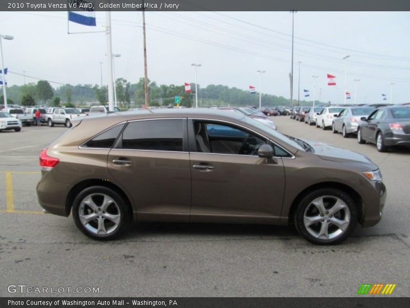 Golden Umber Mica / Ivory 2010 Toyota Venza V6 AWD