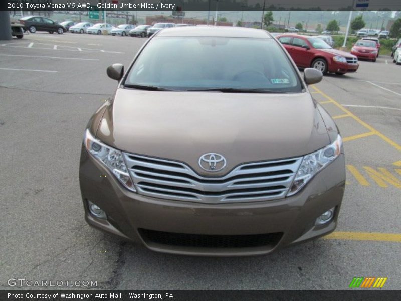 Golden Umber Mica / Ivory 2010 Toyota Venza V6 AWD