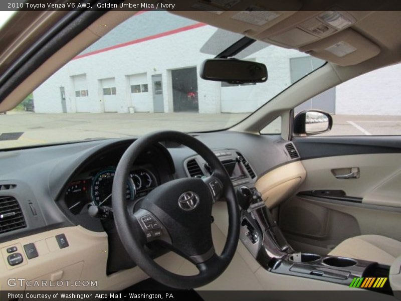Golden Umber Mica / Ivory 2010 Toyota Venza V6 AWD