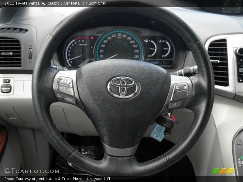 Classic Silver Metallic / Light Gray 2011 Toyota Venza I4