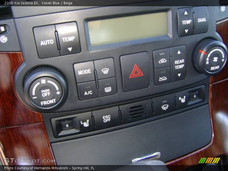 Velvet Blue / Beige 2006 Kia Sedona EX