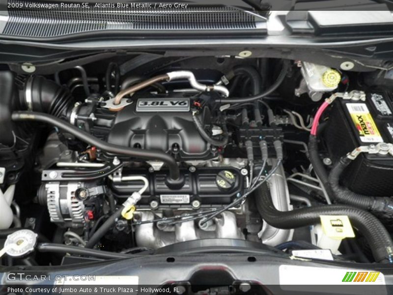 Atlantis Blue Metallic / Aero Grey 2009 Volkswagen Routan SE