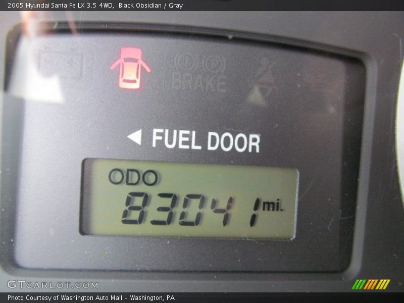 Black Obsidian / Gray 2005 Hyundai Santa Fe LX 3.5 4WD