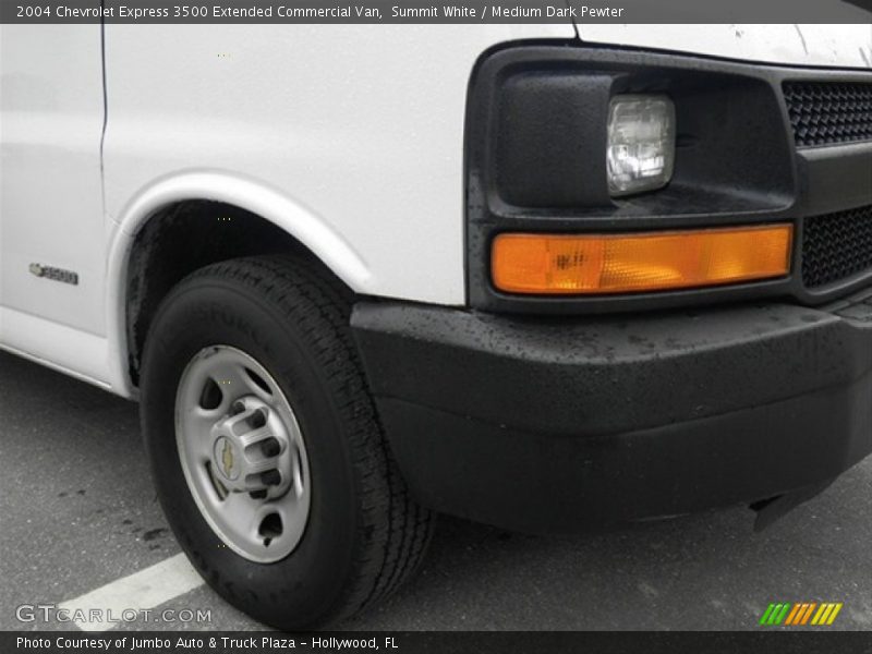 Summit White / Medium Dark Pewter 2004 Chevrolet Express 3500 Extended Commercial Van