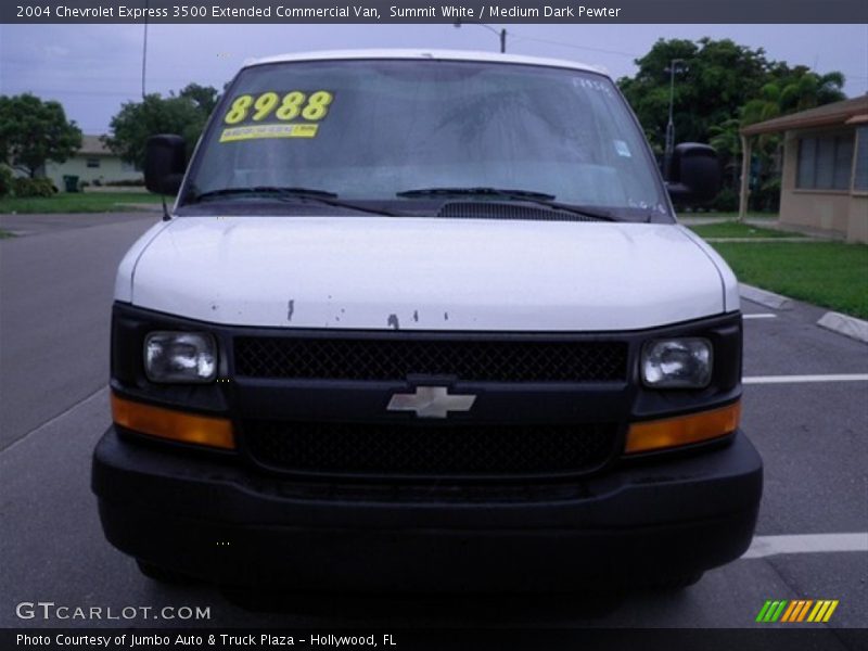 Summit White / Medium Dark Pewter 2004 Chevrolet Express 3500 Extended Commercial Van