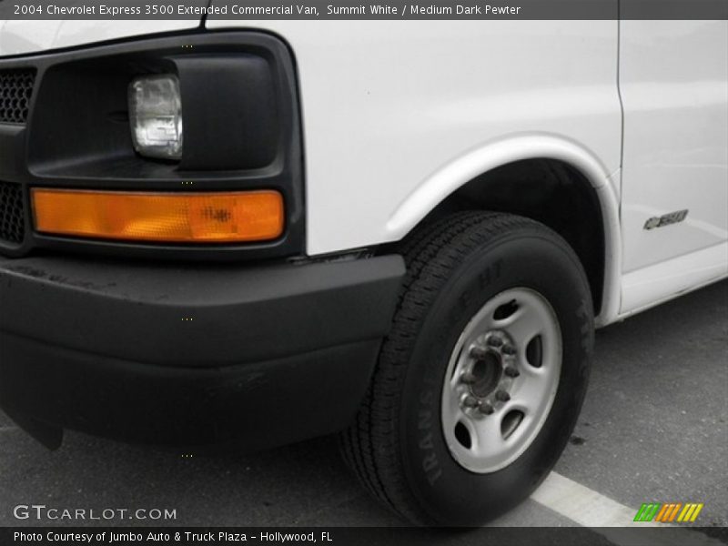 Summit White / Medium Dark Pewter 2004 Chevrolet Express 3500 Extended Commercial Van