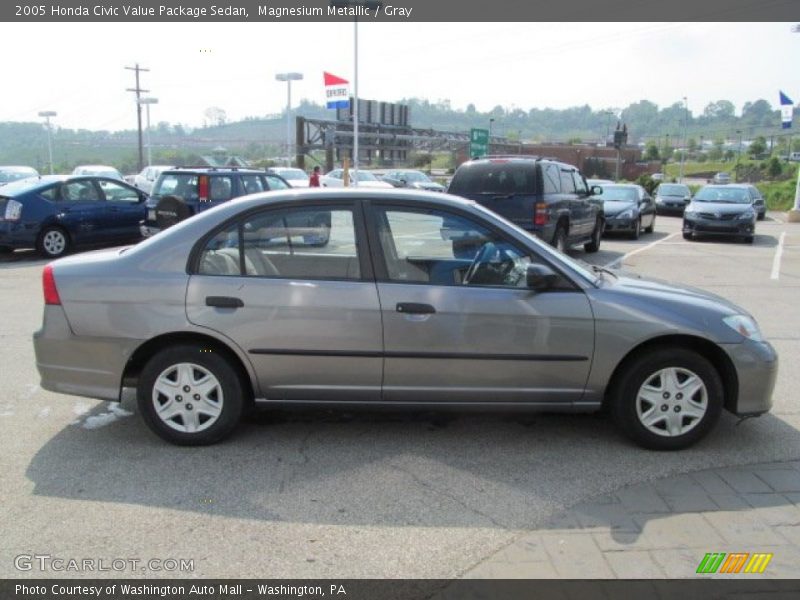 Magnesium Metallic / Gray 2005 Honda Civic Value Package Sedan