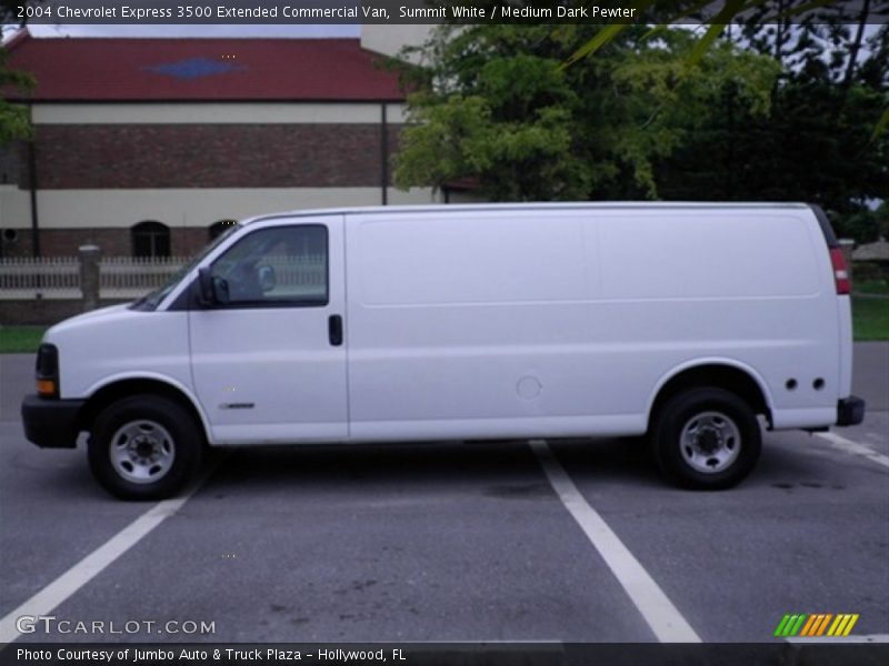 Summit White / Medium Dark Pewter 2004 Chevrolet Express 3500 Extended Commercial Van