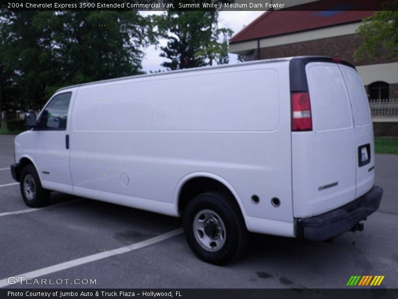 Summit White / Medium Dark Pewter 2004 Chevrolet Express 3500 Extended Commercial Van