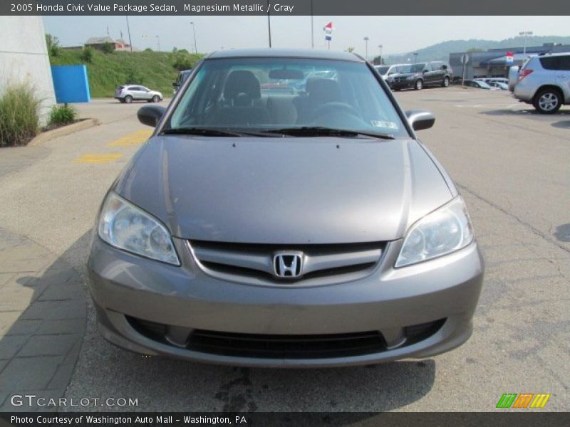 Magnesium Metallic / Gray 2005 Honda Civic Value Package Sedan