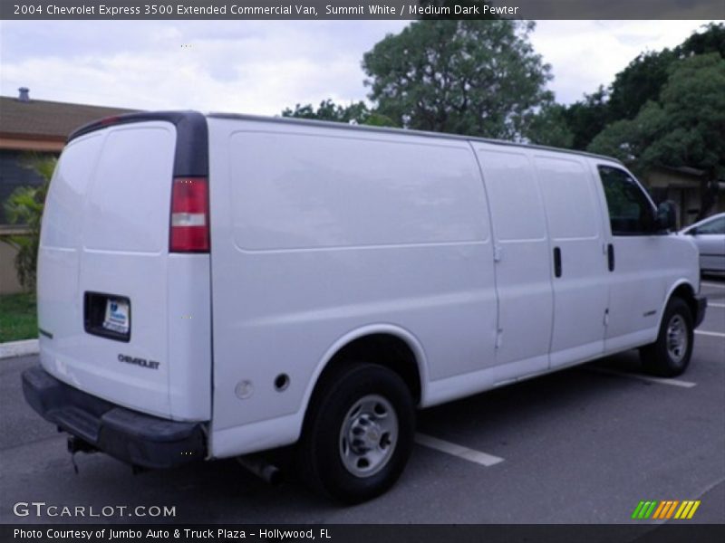 Summit White / Medium Dark Pewter 2004 Chevrolet Express 3500 Extended Commercial Van