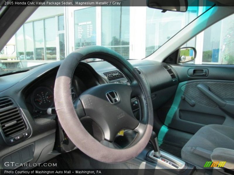 Magnesium Metallic / Gray 2005 Honda Civic Value Package Sedan
