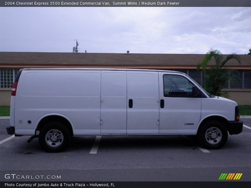Summit White / Medium Dark Pewter 2004 Chevrolet Express 3500 Extended Commercial Van