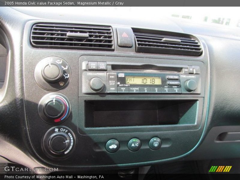 Magnesium Metallic / Gray 2005 Honda Civic Value Package Sedan