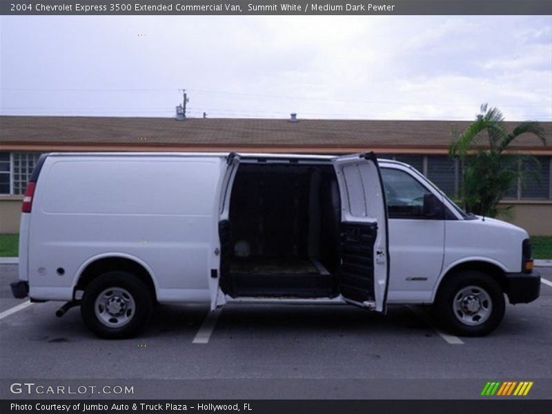 Summit White / Medium Dark Pewter 2004 Chevrolet Express 3500 Extended Commercial Van