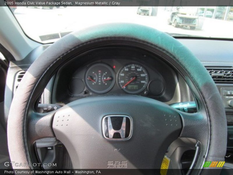 Magnesium Metallic / Gray 2005 Honda Civic Value Package Sedan
