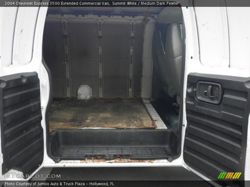 Summit White / Medium Dark Pewter 2004 Chevrolet Express 3500 Extended Commercial Van
