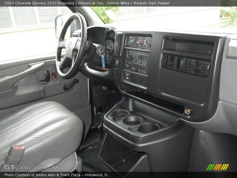 Summit White / Medium Dark Pewter 2004 Chevrolet Express 3500 Extended Commercial Van