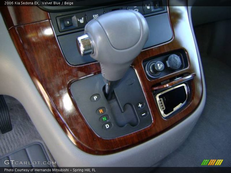 Velvet Blue / Beige 2006 Kia Sedona EX
