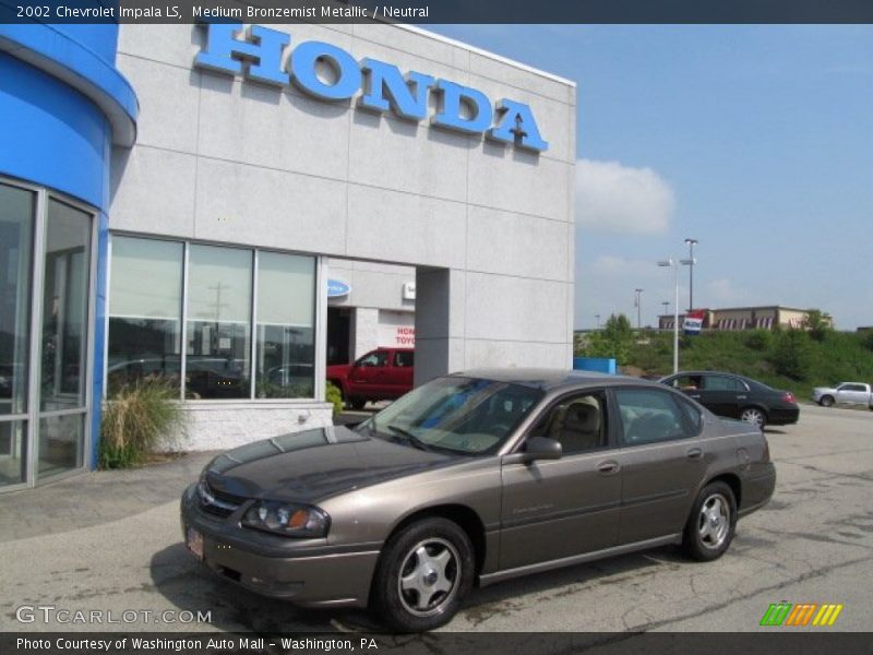 Medium Bronzemist Metallic / Neutral 2002 Chevrolet Impala LS