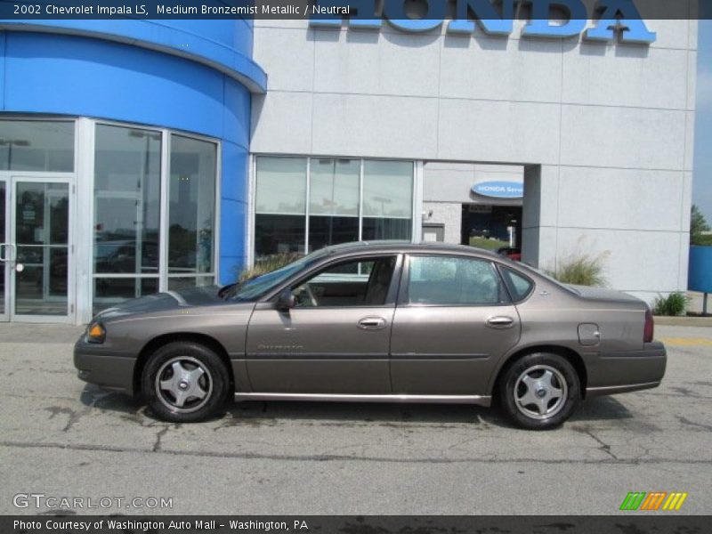 Medium Bronzemist Metallic / Neutral 2002 Chevrolet Impala LS