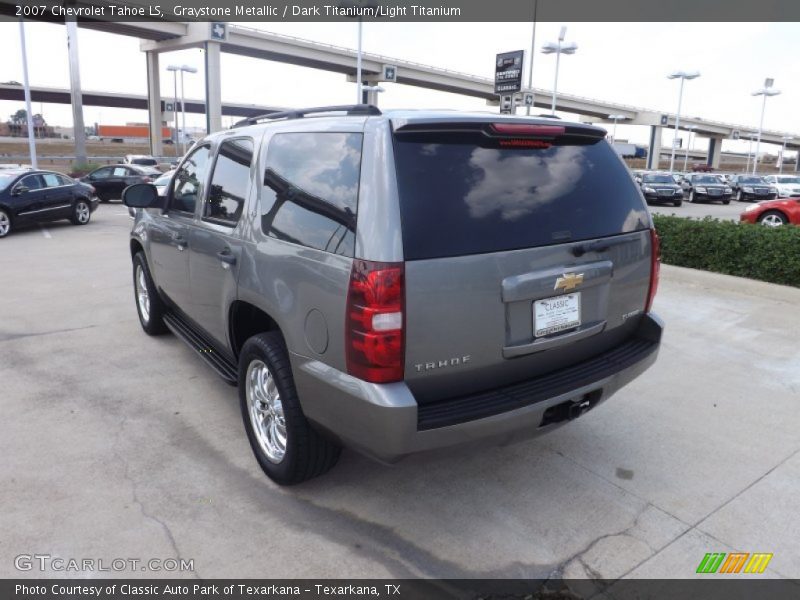 Graystone Metallic / Dark Titanium/Light Titanium 2007 Chevrolet Tahoe LS