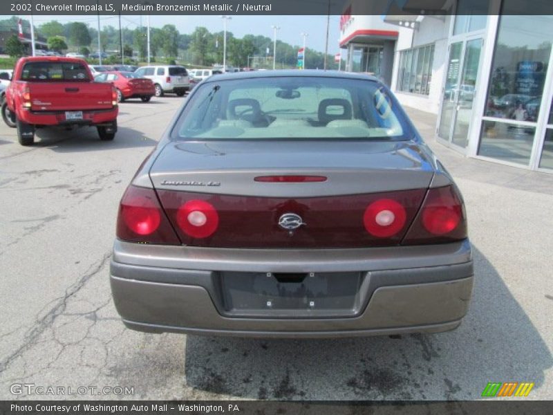 Medium Bronzemist Metallic / Neutral 2002 Chevrolet Impala LS