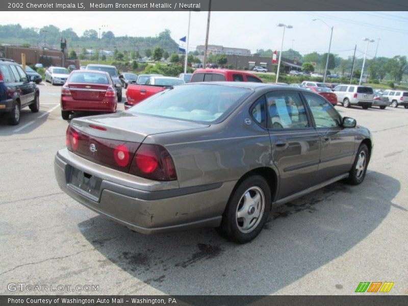 Medium Bronzemist Metallic / Neutral 2002 Chevrolet Impala LS