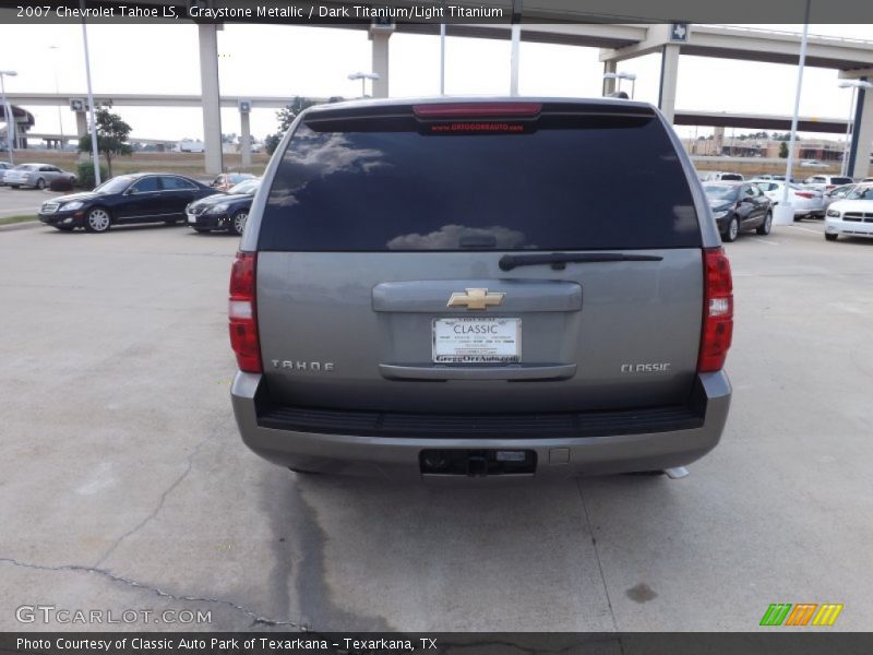 Graystone Metallic / Dark Titanium/Light Titanium 2007 Chevrolet Tahoe LS