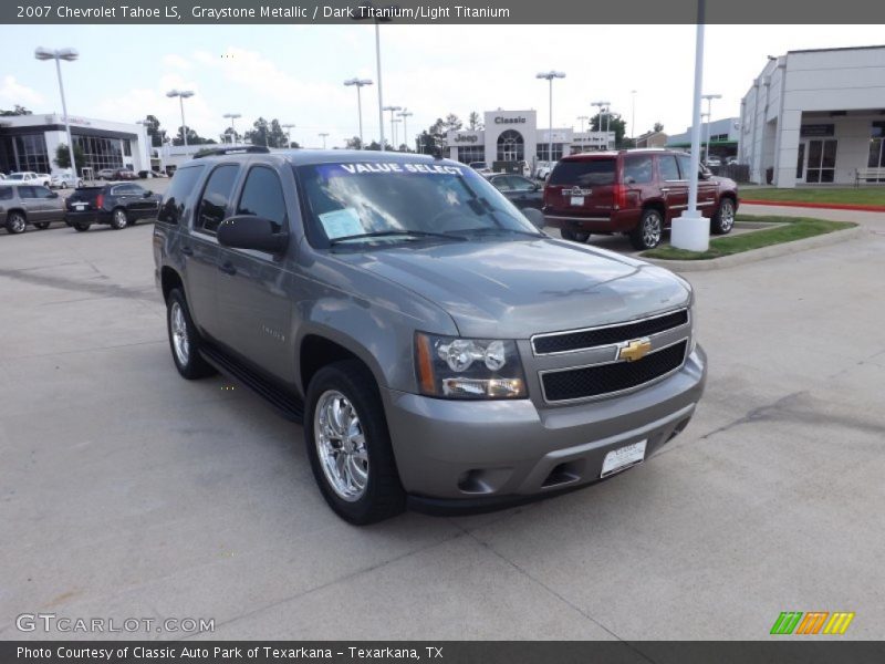 Graystone Metallic / Dark Titanium/Light Titanium 2007 Chevrolet Tahoe LS