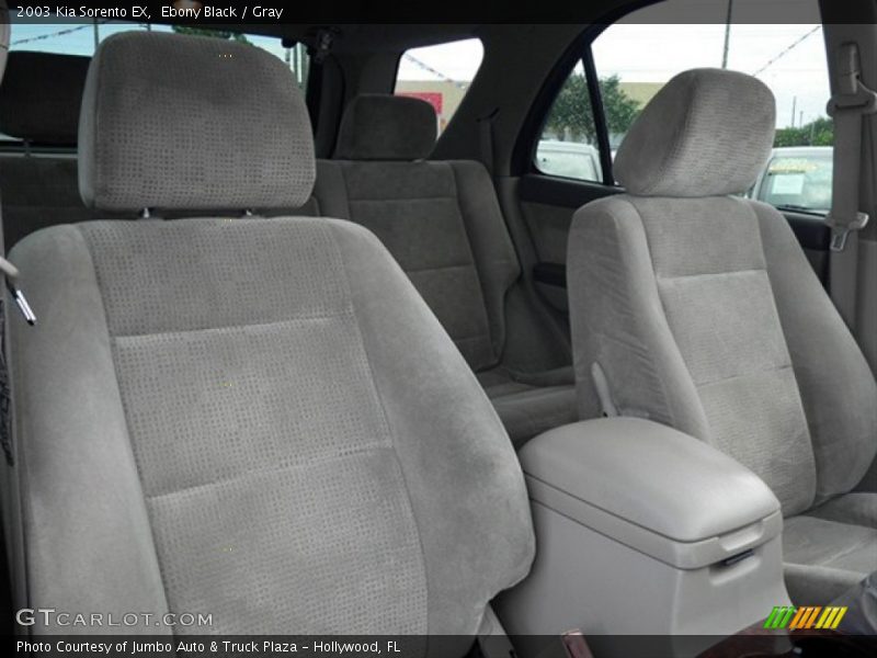 Ebony Black / Gray 2003 Kia Sorento EX