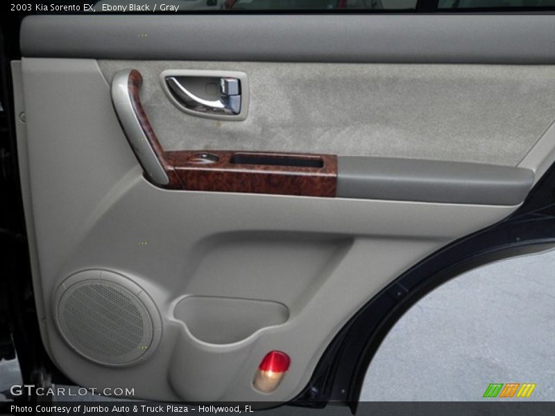 Ebony Black / Gray 2003 Kia Sorento EX