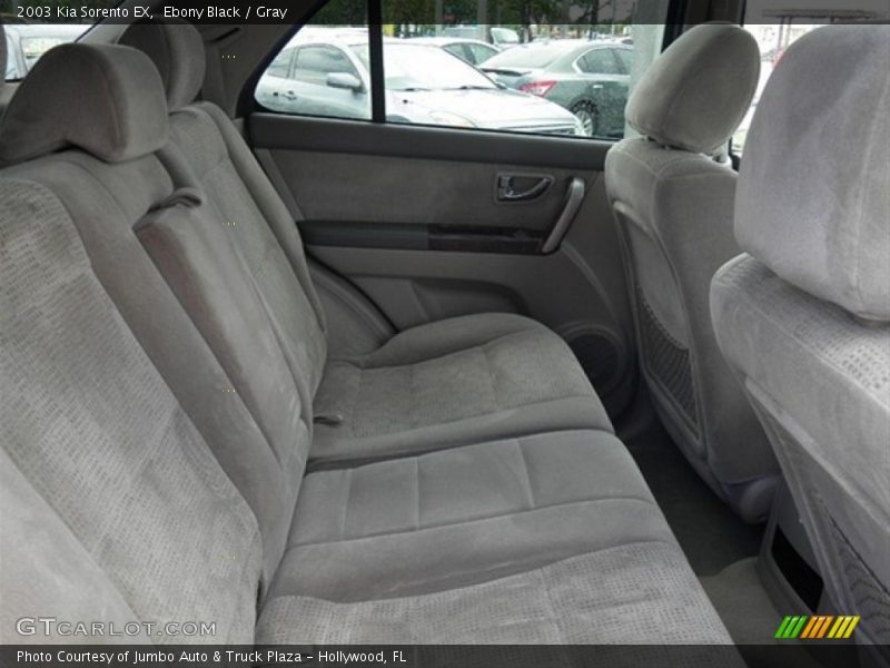 Ebony Black / Gray 2003 Kia Sorento EX