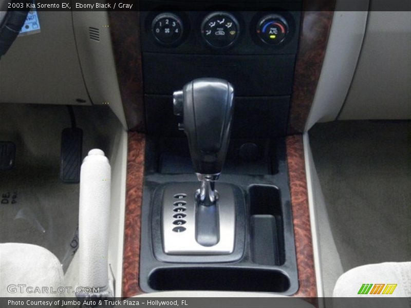 Ebony Black / Gray 2003 Kia Sorento EX