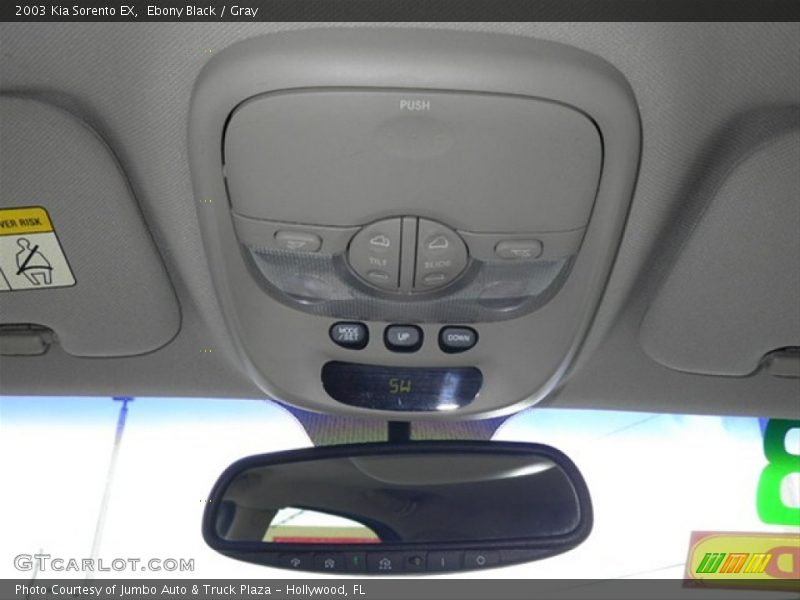Ebony Black / Gray 2003 Kia Sorento EX
