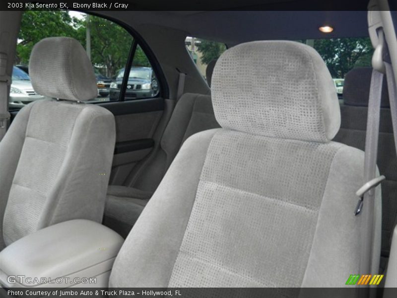 Ebony Black / Gray 2003 Kia Sorento EX