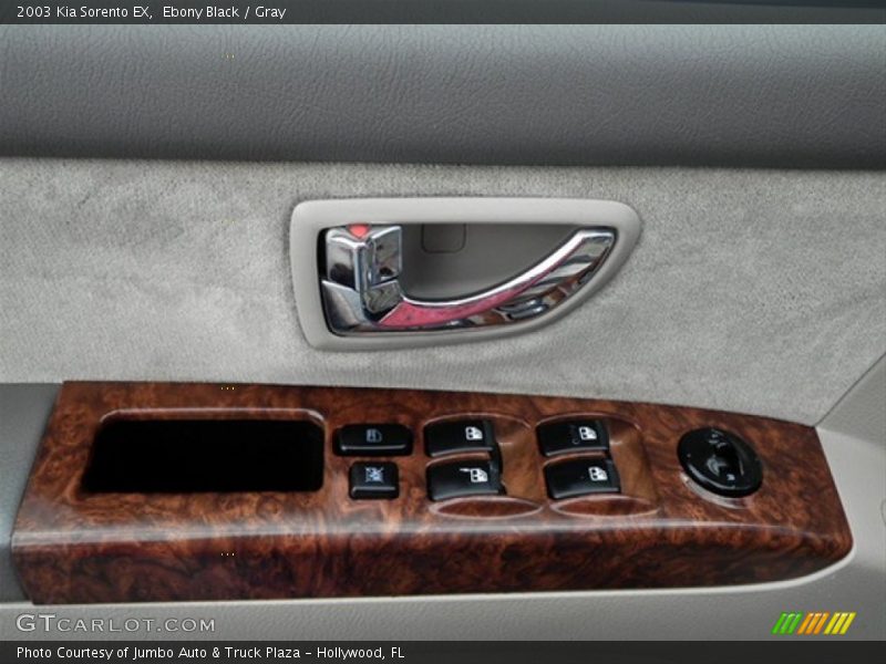 Ebony Black / Gray 2003 Kia Sorento EX